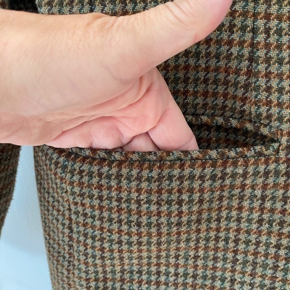 Alia Petites houndstooth wool blend lined jacket size 14P excellent condition - Picture 7 of 12